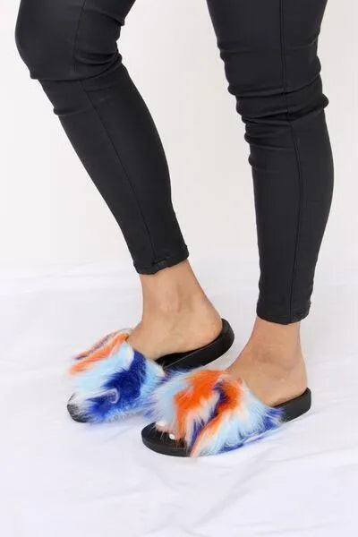 Forever Link Plush Open-Toe Sandals - Jessiz Boutique