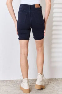 Judy Blue High Waist Tummy Control Bermuda Shorts - Jessiz Boutique