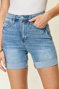 Judy Blue Tummy Control High Waist Denim Shorts - Jessiz Boutique