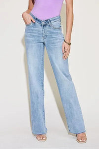 Judy Blue V Front Waistband Straight Jeans - Jessiz Boutique