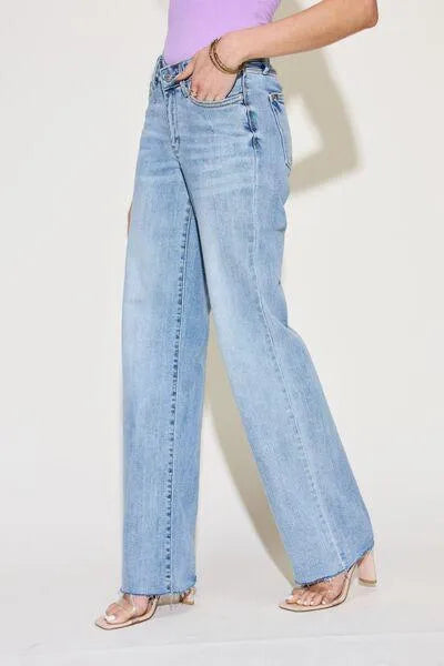 Judy Blue V Front Waistband Straight Jeans - Jessiz Boutique