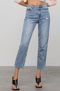 Insane Gene High Rise Straight Jeans - Jessiz Boutique