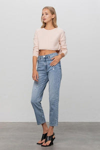 Insane Gene High Rise Straight Jeans - Jessiz Boutique