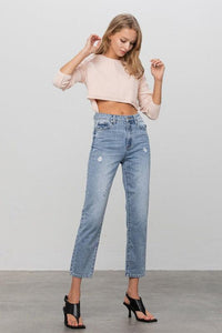 Insane Gene High Rise Straight Jeans - Jessiz Boutique