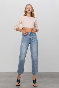 Insane Gene High Rise Straight Jeans - Jessiz Boutique