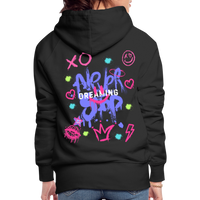 Never Stop Dreaming Premium Graffiti Hoodie - black