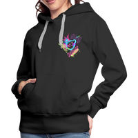 Never Stop Dreaming Premium Graffiti Hoodie - black