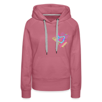 Never Stop Dreaming Premium Graffiti Hoodie - mauve