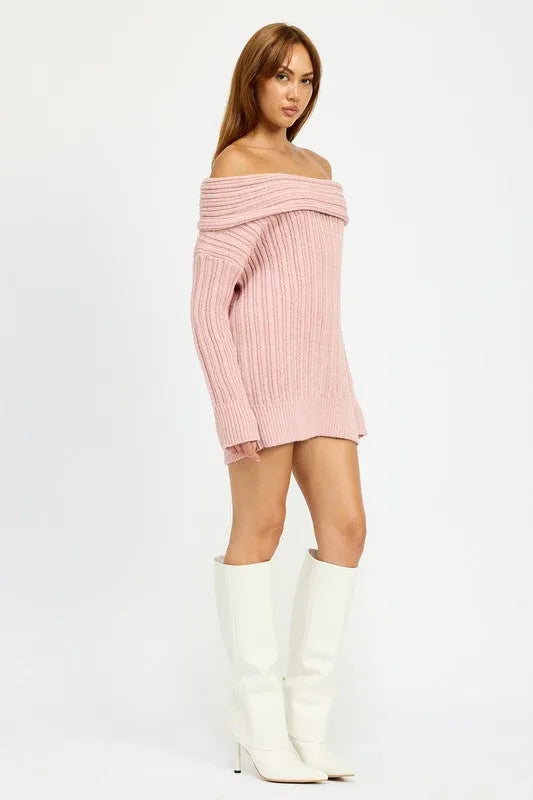 Oversized Off Shoulder Sweater