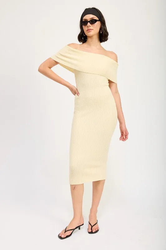 Strapless Bodycon Midi Dress