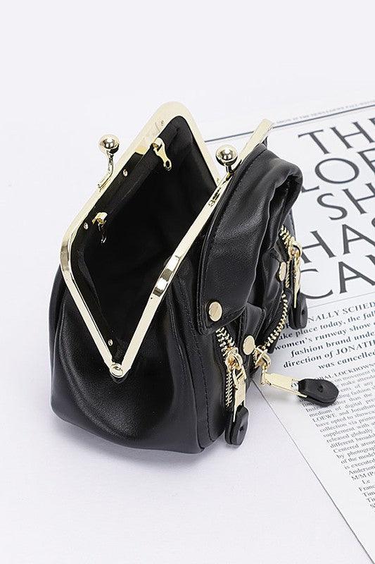 Iconic Leather Jacket Swing Bag