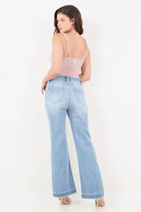 Corset High Rise Modern Wide Jeans