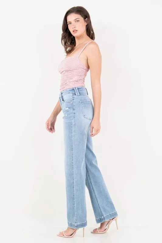 Corset High Rise Modern Wide Jeans