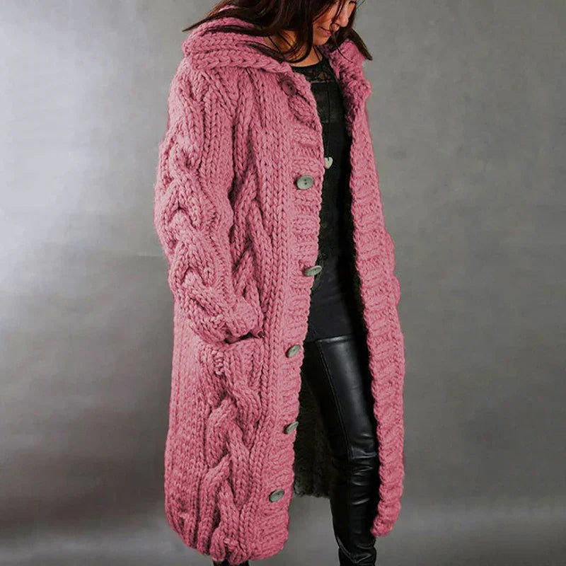Women's Cardigan Large Size Sweater Coat