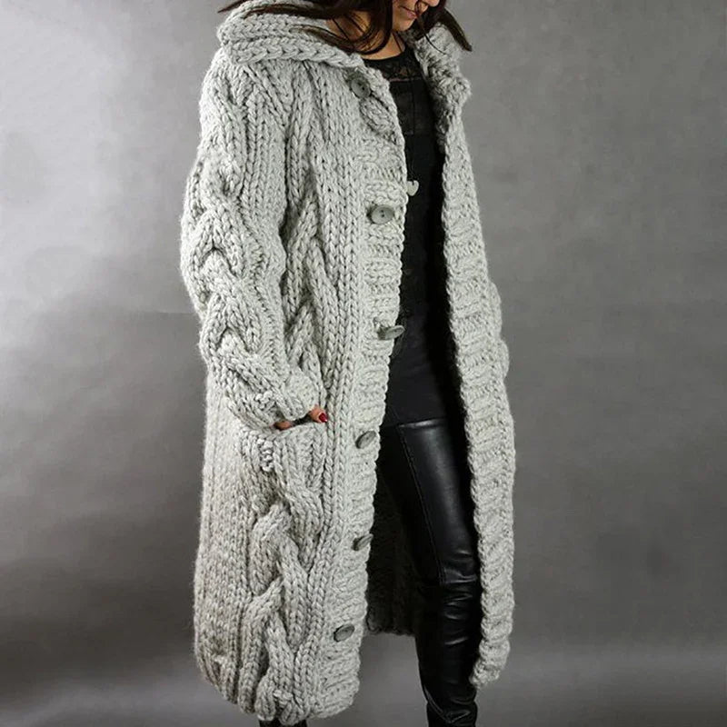Women's Cardigan Large Size Sweater Coat