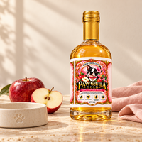 Pawquila Gold – Apple-Infused Non-Alcoholic Dog Mocktail | 375 mL