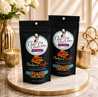 Chicken & Waffles Artisan Dog Treats (2-Pack) - 2.4 oz - Travel Size Gourmet Dog Treats | Mini All-Natural Dog One - the - Go Snacks
