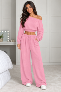 Autumn Muse Off-Shoulder Set