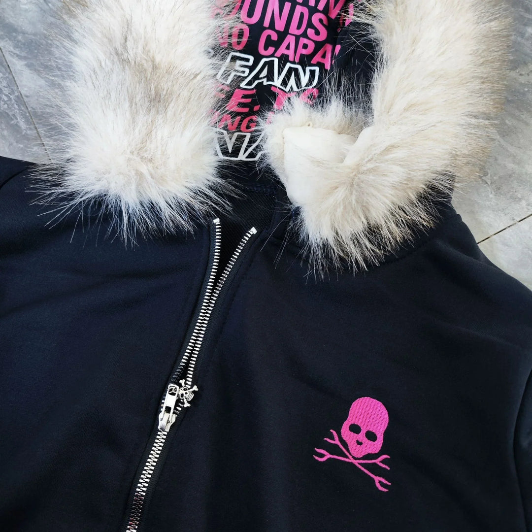 Bad to the Bone Skull Hoodie