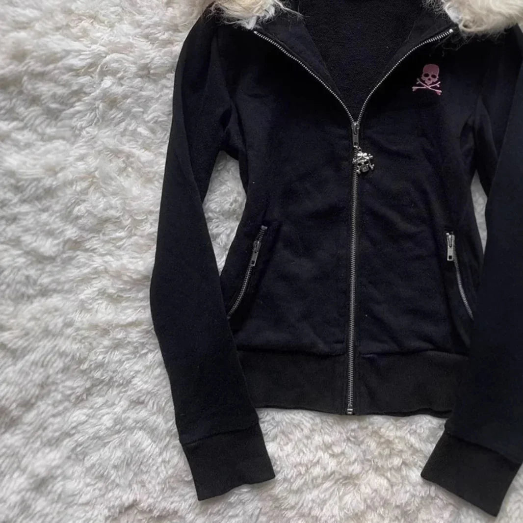 Bad to the Bone Skull Hoodie