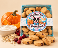 Chew Cheer Chow Pumpkin Yogurt Bites – Dog Treats | 8 oz