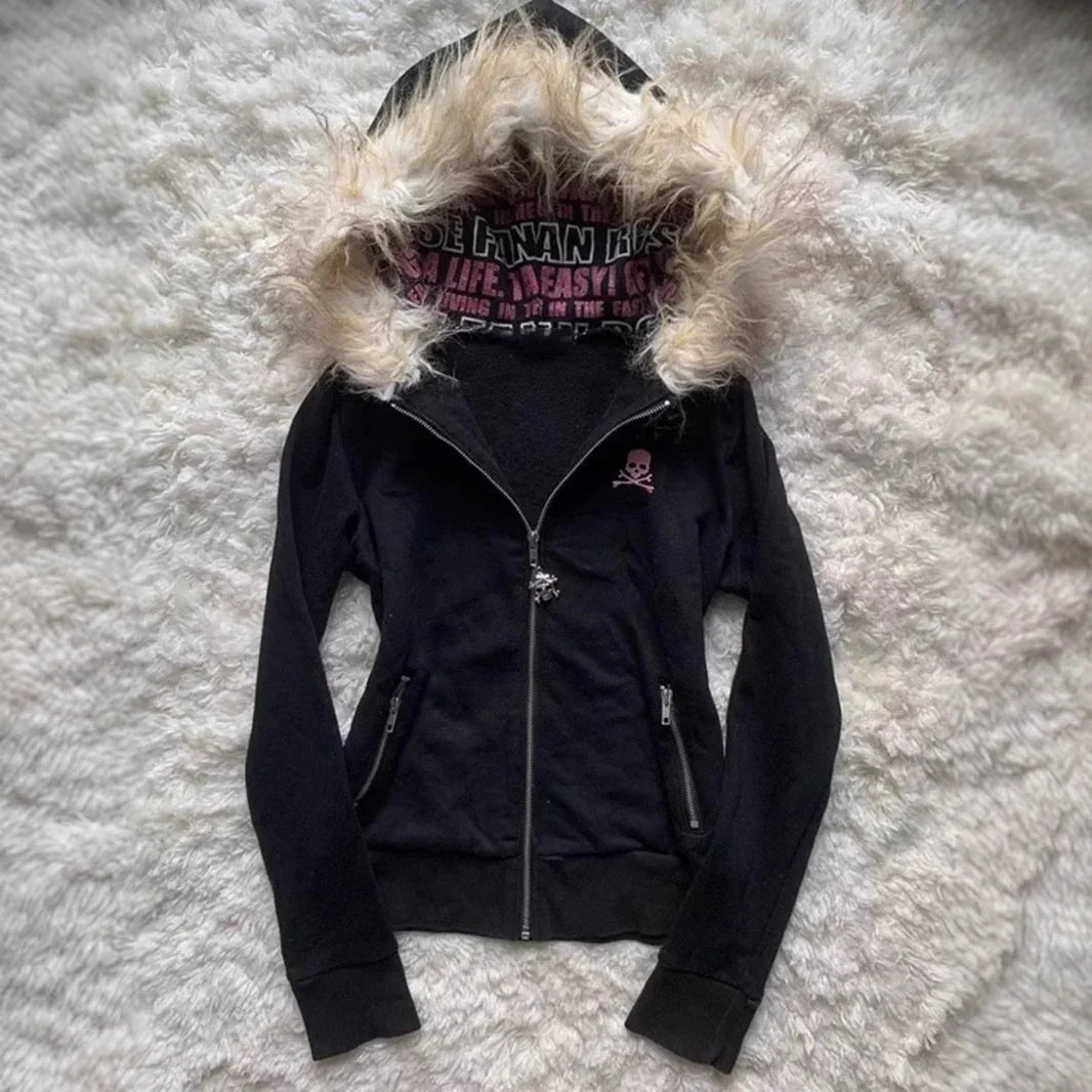 Bad to the Bone Skull Hoodie