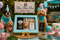Dog Gift Box with Treats, PawQuila & Doggie Wash | Chew Cheer Chow