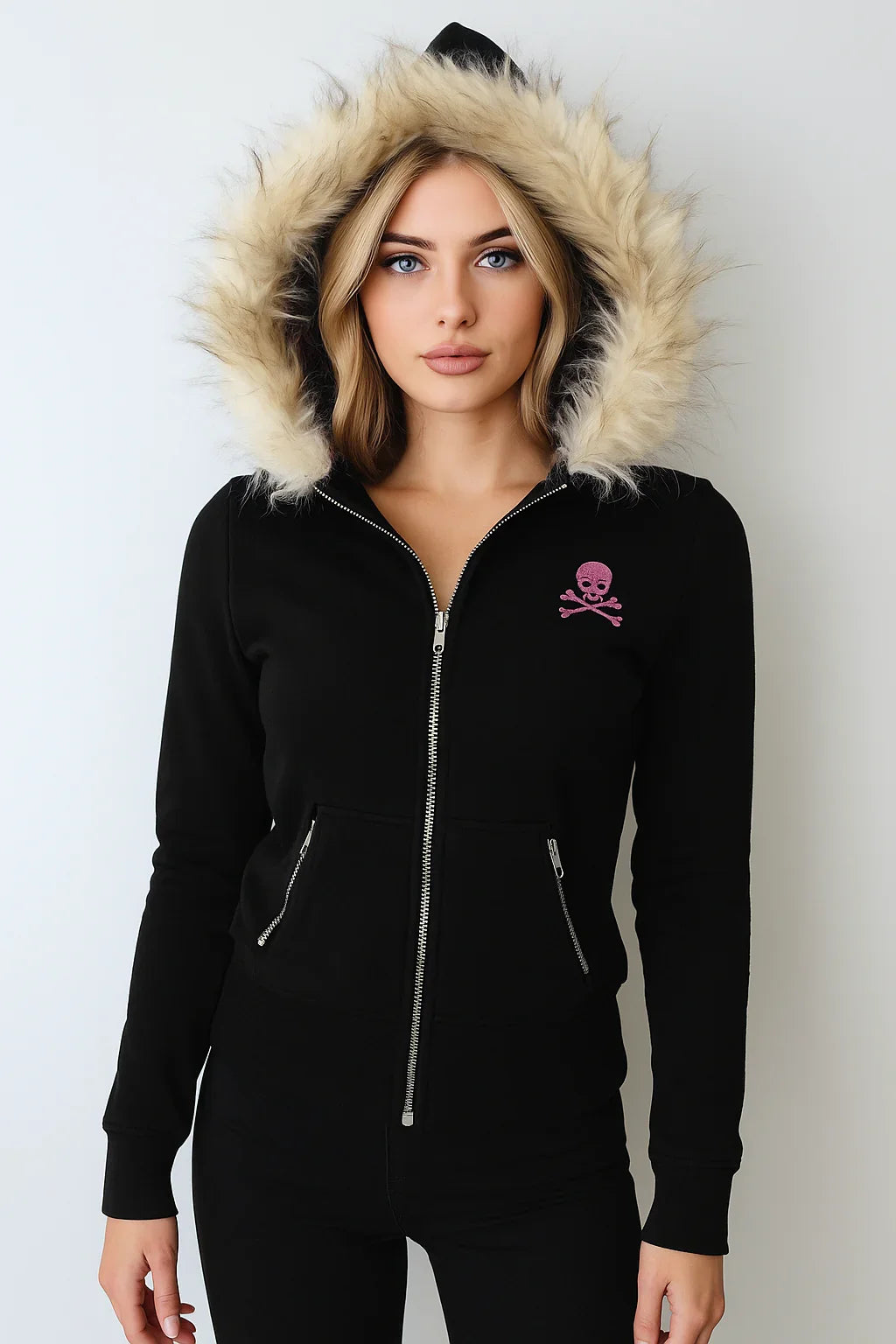 Bad to the Bone Skull Hoodie