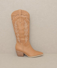 Ainsley Embroidered Cowboy Boot - Jessiz Boutique