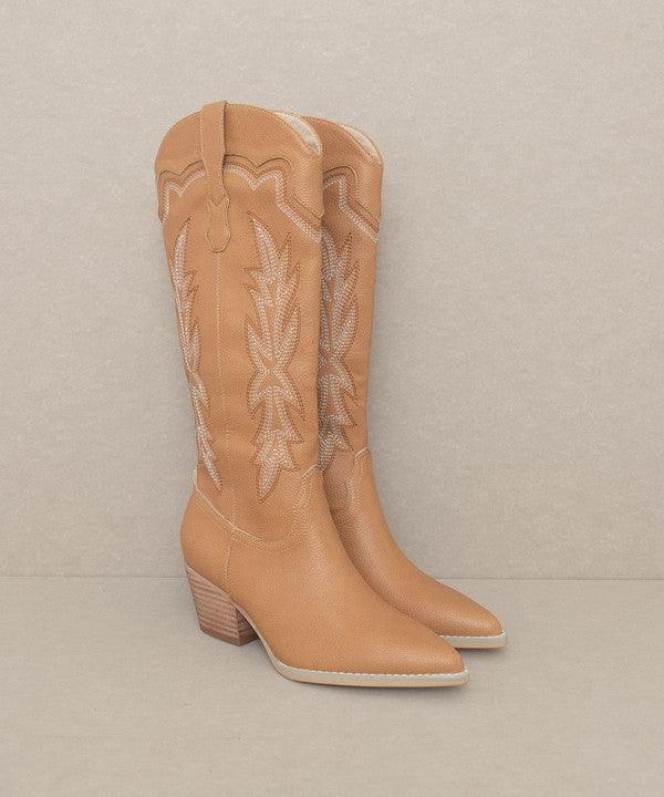 Ainsley Embroidered Cowboy Boot - Jessiz Boutique