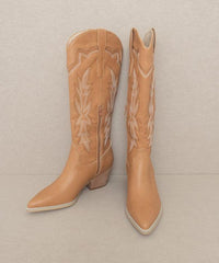 Ainsley Embroidered Cowboy Boot - Jessiz Boutique