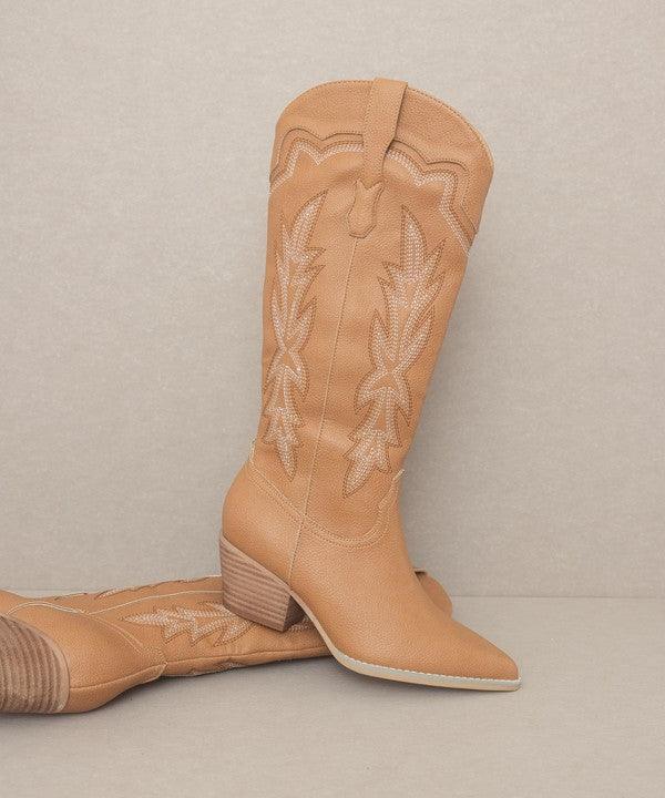 Ainsley Embroidered Cowboy Boot - Jessiz Boutique