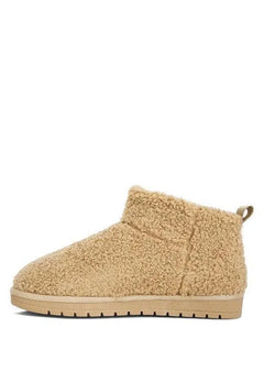 Anatole Fleece Exterior Fluffy Boots - Jessiz Boutique