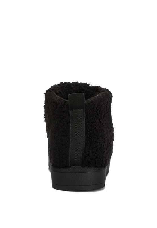 Anatole Fleece Exterior Fluffy Boots - Jessiz Boutique