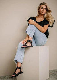 Ava Flat Sandals - Jessiz Boutique