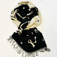 Ballerina Bow Fringed Scarf - Jessiz Boutique