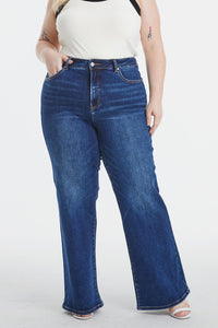 BAYEAS High Waist Cat's Whisker Wide Leg Jeans - Jessiz Boutique
