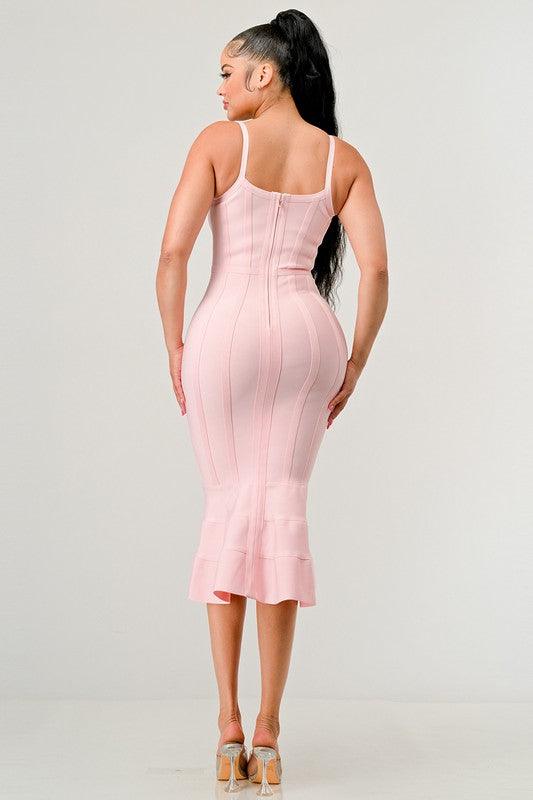 Bodycon Midi Dress - Jessiz Boutique