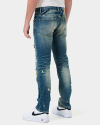 Boro Repair Straight Denim - Jessiz Boutique