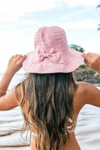 Bow Accent Bucket Sunhat - Jessiz Boutique