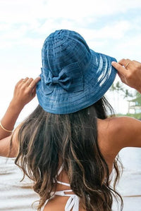 Bow Accent Bucket Sunhat - Jessiz Boutique