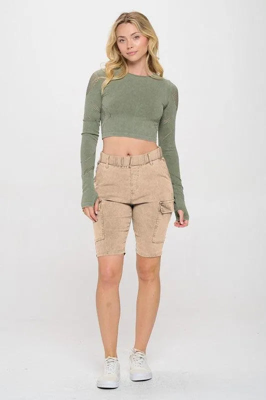 Cargo Bermuda Shorts - Jessiz Boutique