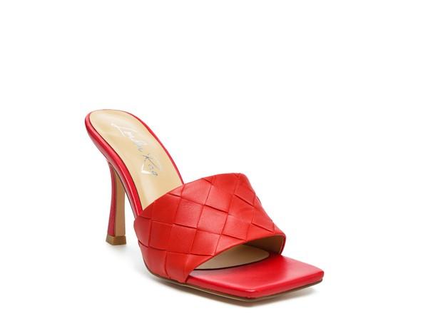 Carmen High Heeled Woven Square Toe Sandal - Jessiz Boutique