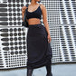 Casual Elastic Waist Drawstring Skirt - Jessiz Boutique