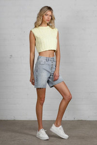 Casual High Rise Bermuda Shorts - Jessiz Boutique