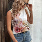 Casual Top with Painted Flowers - Jessiz Boutique