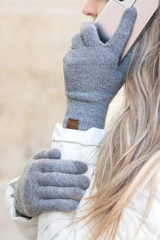 CC Cashmere Blend Touch Gloves - Jessiz Boutique