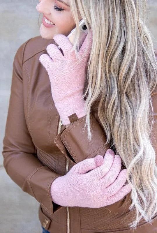 CC Cashmere Blend Touch Gloves - Jessiz Boutique