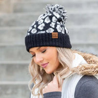 CC Leopard Pom Beanie - Jessiz Boutique