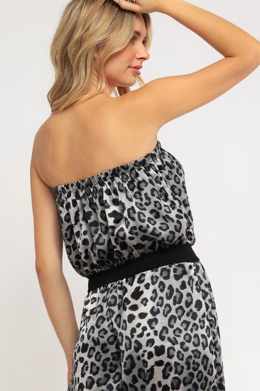 Cheetah Printed Jumpsuit - Jessiz Boutique